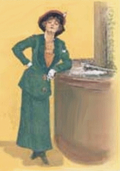 Of course this isn't the real Mrs. Rowton, but it sure looks like her . . . sarcastic scowl and all!