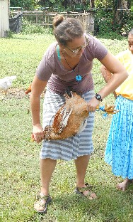 Wringing a chickens neck
